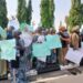 Police disperse Senator Natasha supporters at NASS gate with tear gas