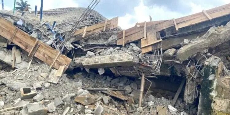 3-storey building collapses in Lagos, kills die