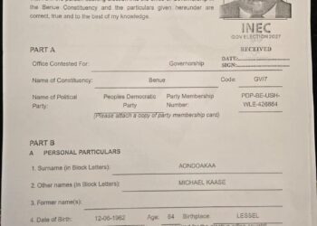 Aondoakaa Campaign Rejects Report Claiming INEC May Drop PDP Candidate